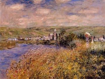  Claude Canvas - Vetheuil Seen from Ile Saint Martin Claude Monet